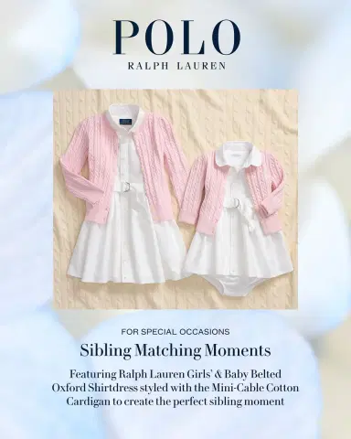 Polo Ralph Lauren Girl's Cable-Knit Cotton Ribbed Cardigan | Thumbnail 5