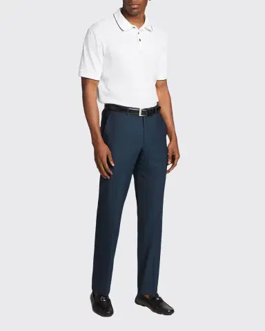Giorgio Armani Men's Tipped Polo Shirt | Thumbnail 2