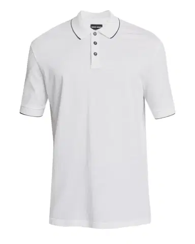 Giorgio Armani Men's Tipped Polo Shirt | Thumbnail 1