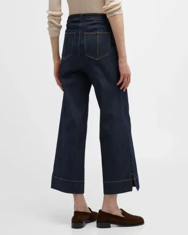 Cinq a Sept Benji Wide-Leg Denim Pants | Thumbnail 7