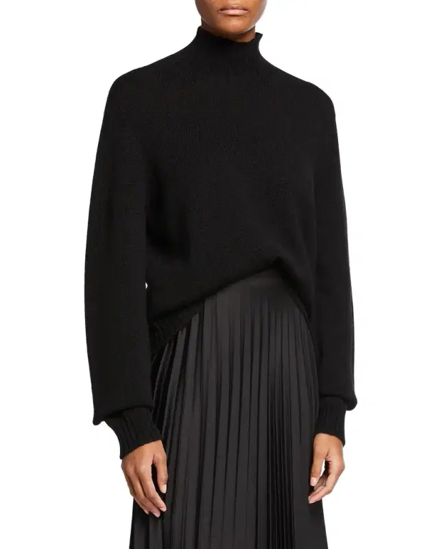 THE ROW Kensington High-Neck Cashmere Sweater