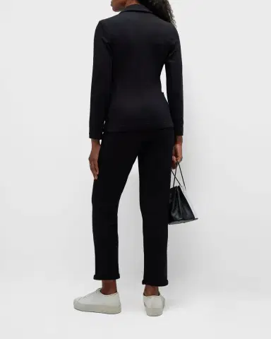 Majestic Filatures Drawstring French Terry Pants with Rolled Hem | Thumbnail 3