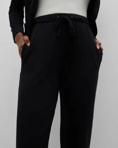 Majestic Filatures Drawstring French Terry Pants with Rolled Hem | Thumbnail 7