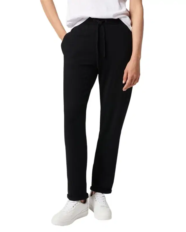Majestic Filatures Drawstring French Terry Pants with Rolled Hem
