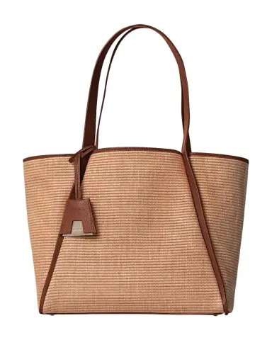 Akris Alexa Medium Raffia Tote Bag | Thumbnail 1