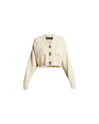 Proenza Schouler Solid Cropped Cashmere Cardigan | Thumbnail 1 Proenza Schouler Solid Cropped Cashmere Cardigan | Thumbnail 1