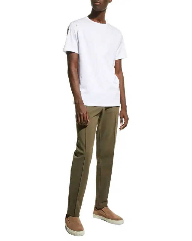 Theory Men 's Precise Luxe Cotton Short-Sleeve Tee