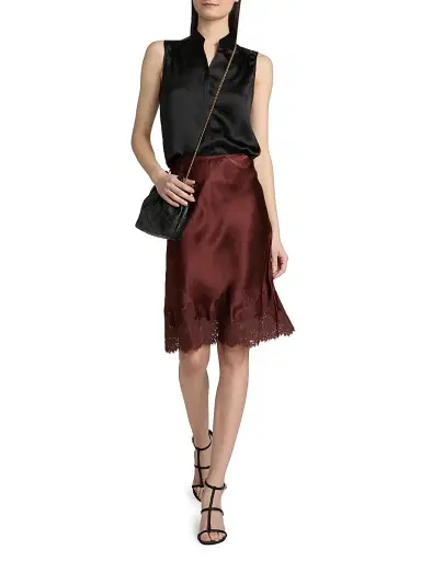 L'Agence Women's Phoebe Silk Sleeveless Blouse | Thumbnail 2 L'Agence Women's Phoebe Silk Sleeveless Blouse | Thumbnail 2