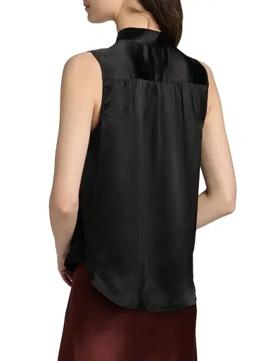 L'Agence Women's Phoebe Silk Sleeveless Blouse | Thumbnail 5 L'Agence Women's Phoebe Silk Sleeveless Blouse | Thumbnail 5