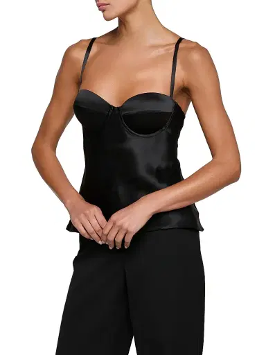 L'Agence Women's Orlina Silk Camisole | Thumbnail 4