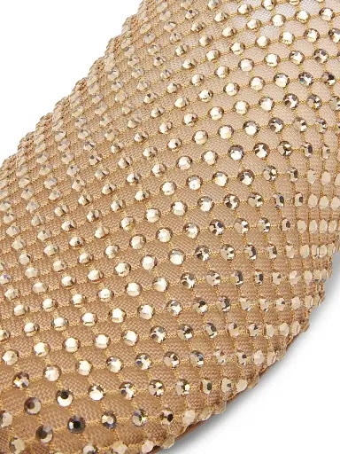 Stuart Weitzman Women's Bareitall Shine Crystal-Embellished Mules - Adobe | Thumbnail 6