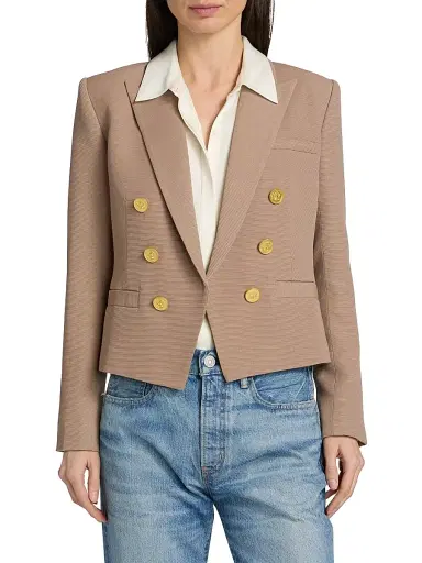 L'Agence Women's Brooke Double-Breasted Blazer | Thumbnail 3 L'Agence Women's Brooke Double-Breasted Blazer | Thumbnail 3