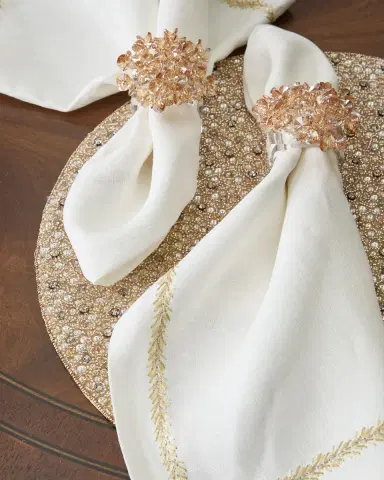 Kim Seybert Jardin Linen Napkin | Thumbnail 4
