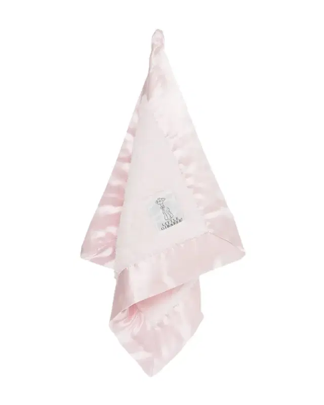 Little Giraffe Chenille Solid Plush Baby Blanket w/ Satin Border