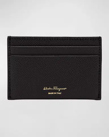 FERRAGAMO Gancini Leather Card Case | Thumbnail 2