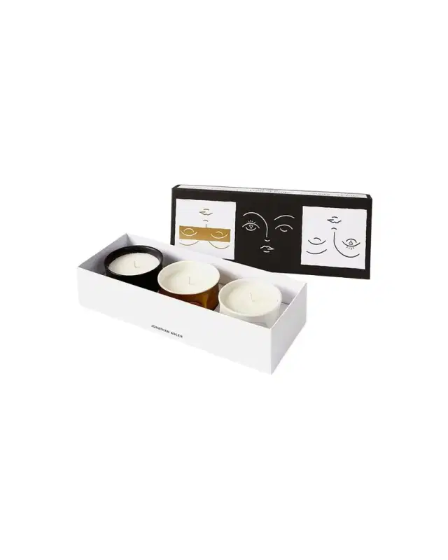 Jonathan Adler Muse Votive Candle, Set of 3