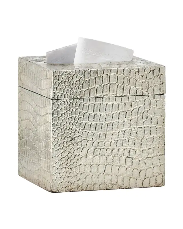 Labrazel Crocodile Silver Tissue Cover