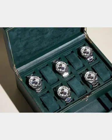 Wolf British Racing 10-Piece Watch Box with Drawer | Thumbnail 8 Wolf British Racing 10-Piece Watch Box with Drawer | Thumbnail 8