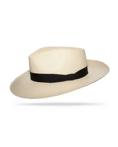 Worth & Worth by Orlando Palacios Men's Casablanca Montecristi Panama Straw Hat | Thumbnail 2