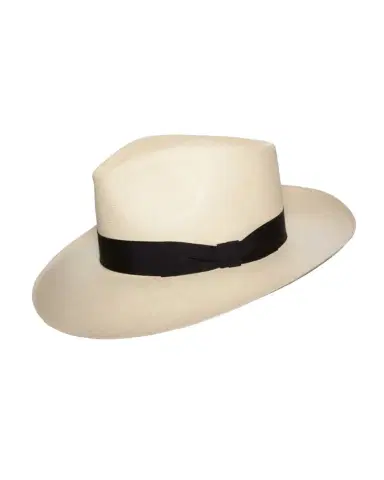 Worth & Worth by Orlando Palacios Men's Casablanca Montecristi Panama Straw Hat | Thumbnail 1