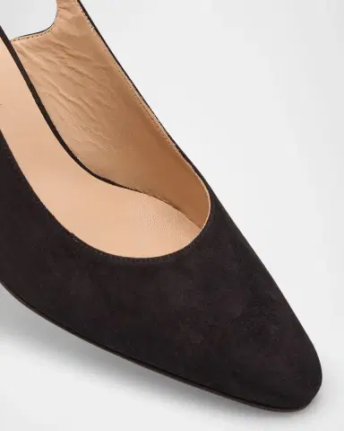 Manolo Blahnik 50mm Allurasa Suede Slingback Pump | Thumbnail 4