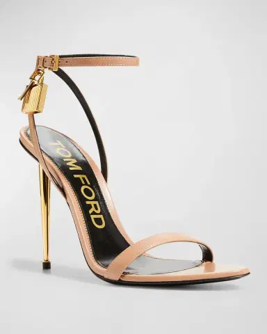 TOM FORD Lock Stiletto Sandals | Thumbnail 3
