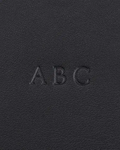 ROYCE New York Monogrammed Leather Executive Desk Blotter & Accesory Set, Personalized | Thumbnail 2
