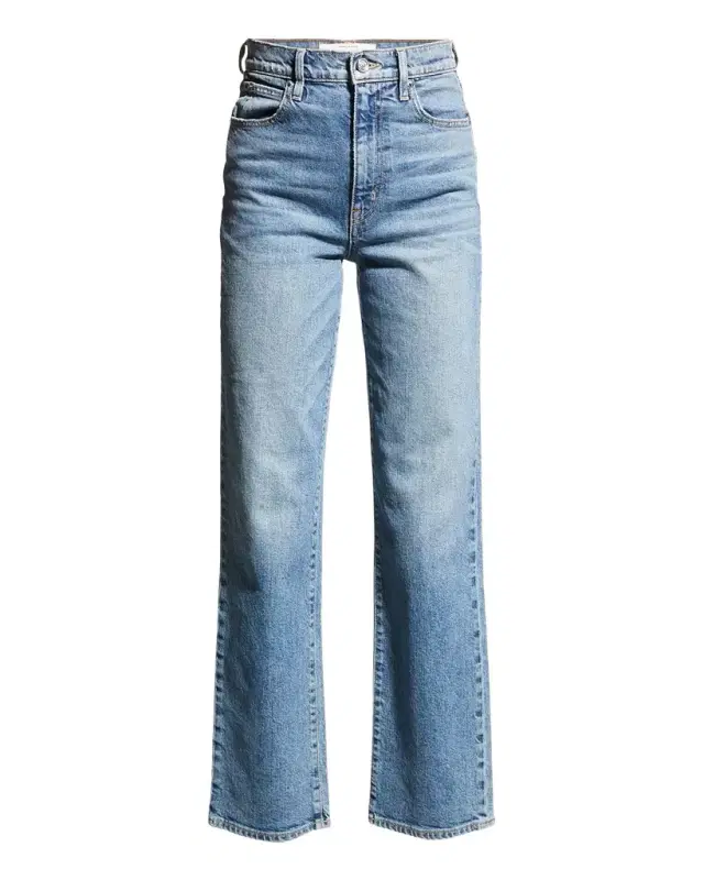 SLVRLAKE London High-Rise Straight-Leg Jeans