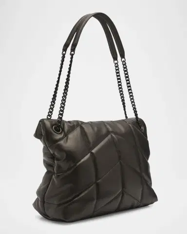 Saint Laurent Lou Puffer Medium YSL Shoulder Bag in Quilted Leather | Thumbnail 6 Saint Laurent Lou Puffer Medium YSL Shoulder Bag in Quilted Leather | Thumbnail 6