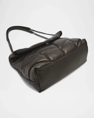 Saint Laurent Lou Puffer Medium YSL Shoulder Bag in Quilted Leather | Thumbnail 9 Saint Laurent Lou Puffer Medium YSL Shoulder Bag in Quilted Leather | Thumbnail 9