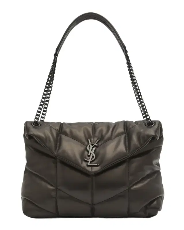 Saint Laurent Lou Puffer Medium YSL Shoulder Bag in Quilted Leather