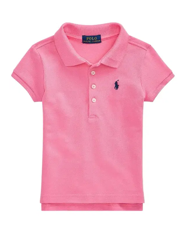 Polo Ralph Lauren Girl 's Logo Embroidered Short-Sleeve Polo Shirt