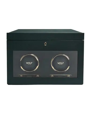 Wolf British Racing Double Watch Winder with Storage | Thumbnail 1 Wolf British Racing Double Watch Winder with Storage | Thumbnail 1