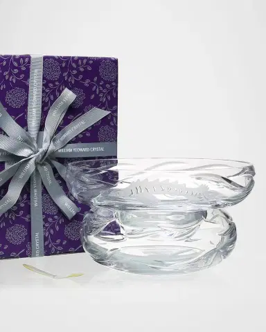 William Yeoward Crystal Persephone Caviar Server w/ Mother-of-Pearl Spoon | Thumbnail 2