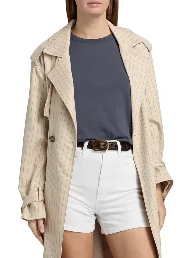 rag & bone Women's The Slub Cotton T-Shirt - Storm Blue - Size Large | Thumbnail 3 rag & bone Women's The Slub Cotton T-Shirt - Storm Blue - Size Large | Thumbnail 3