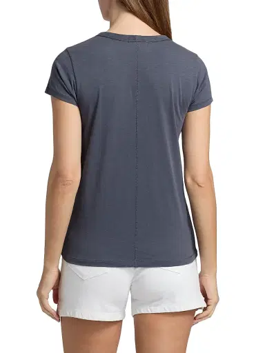 rag & bone Women's The Slub Cotton T-Shirt - Storm Blue - Size Large | Thumbnail 5 rag & bone Women's The Slub Cotton T-Shirt - Storm Blue - Size Large | Thumbnail 5