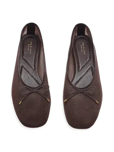 rag & bone Women's Poppi Mesh Ballet Flats | Thumbnail 4 rag & bone Women's Poppi Mesh Ballet Flats | Thumbnail 4