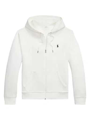 Polo Ralph Lauren Men's Double-Knit Full-Zip Hoodie - White - Size XXL | Thumbnail 1 Polo Ralph Lauren Men's Double-Knit Full-Zip Hoodie - White - Size XXL | Thumbnail 1