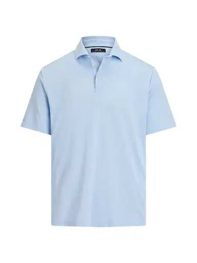 RLX Ralph Lauren Men's Lightweight Airflow Jersey Short-Sleeve Polo Shirt - Office Blue - Size XXL | Thumbnail 1 RLX Ralph Lauren Men's Lightweight Airflow Jersey Short-Sleeve Polo Shirt - Office Blue - Size XXL | Thumbnail 1