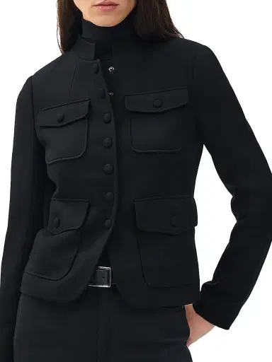 rag & bone Women's Mercer Wool Single-Breasted Blazer | Thumbnail 3 rag & bone Women's Mercer Wool Single-Breasted Blazer | Thumbnail 3