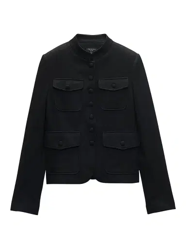 rag & bone Women's Mercer Wool Single-Breasted Blazer | Thumbnail 1 rag & bone Women's Mercer Wool Single-Breasted Blazer | Thumbnail 1