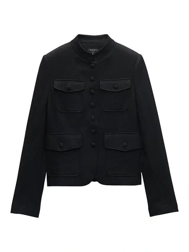 Women's Mercer Wool Single-Breasted Blazer - Black