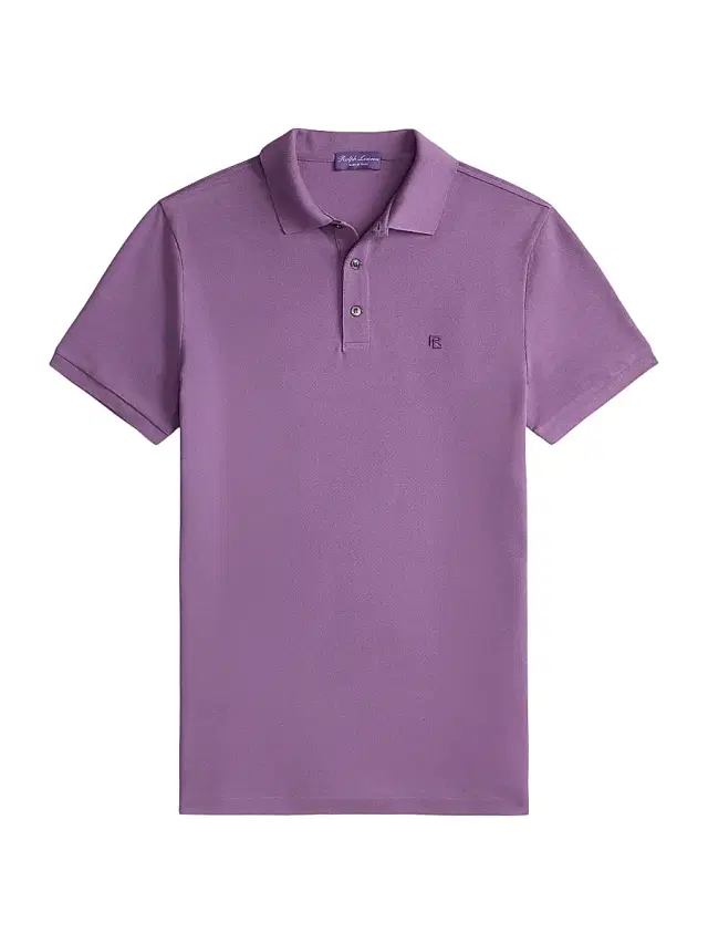 Ralph Lauren Purple Label Men's Custom Slim-Fit Piqué Polo Shirt - Fig Purple