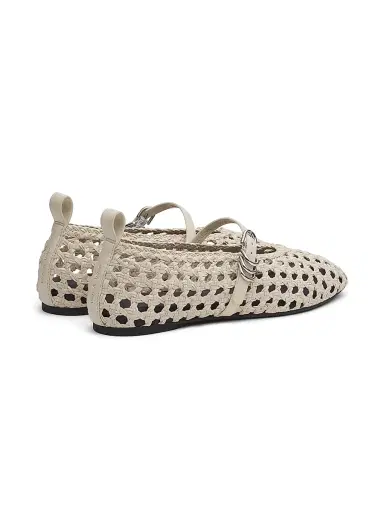 rag & bone Women's Spire Mary Jane Ballet Flats - Antique White - Size 10 | Thumbnail 3