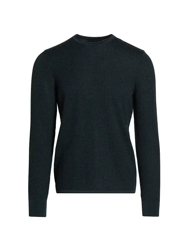 rag & bone Men's Gregory Wool-Blend Crewneck Sweater - Navy