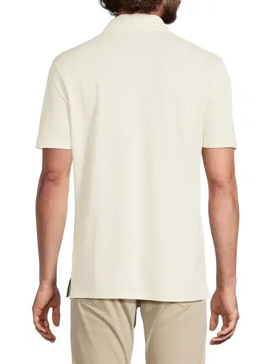 Ralph Lauren Purple Label Men's Cotton-Cashmere Piqué Polo Shirt | Thumbnail 5 Ralph Lauren Purple Label Men's Cotton-Cashmere Piqué Polo Shirt | Thumbnail 5