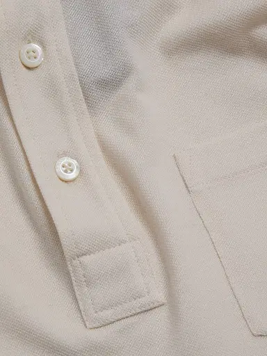 Ralph Lauren Purple Label Men's Cotton-Cashmere Piqué Polo Shirt | Thumbnail 6 Ralph Lauren Purple Label Men's Cotton-Cashmere Piqué Polo Shirt | Thumbnail 6