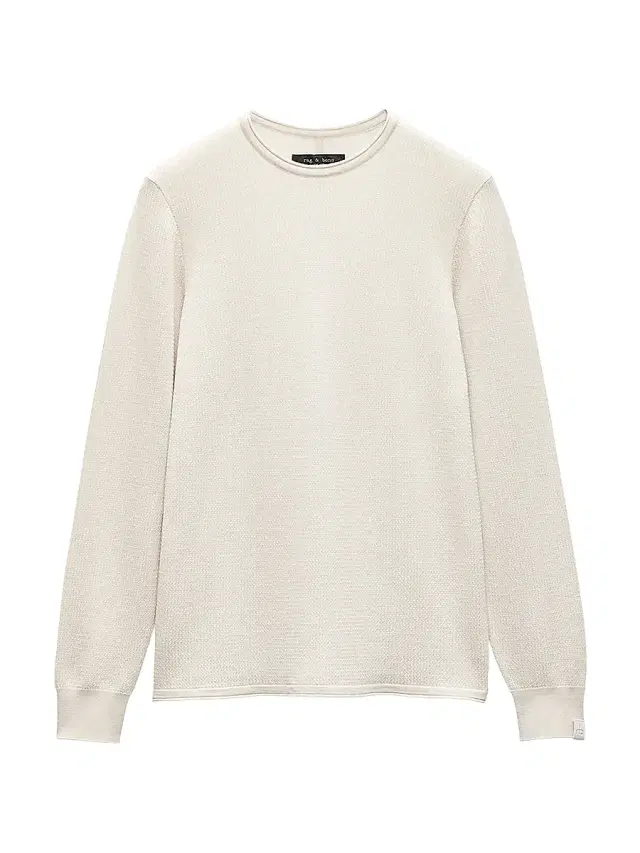 rag & bone Men's Gregory Wool-Blend Crewneck Sweater - Desert