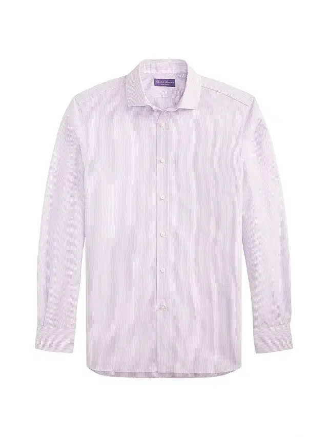 Ralph Lauren Purple Label Men's Mini-Bengal-Stripe Shirt - Lavender