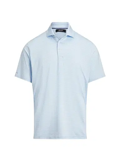 Polo Ralph Lauren Men's Featherweight Airflow Performance Polo Shirt - Office Blue Ceramic White - Size XXL | Thumbnail 1 Polo Ralph Lauren Men's Featherweight Airflow Performance Polo Shirt - Office Blue Ceramic White - Size XXL | Thumbnail 1